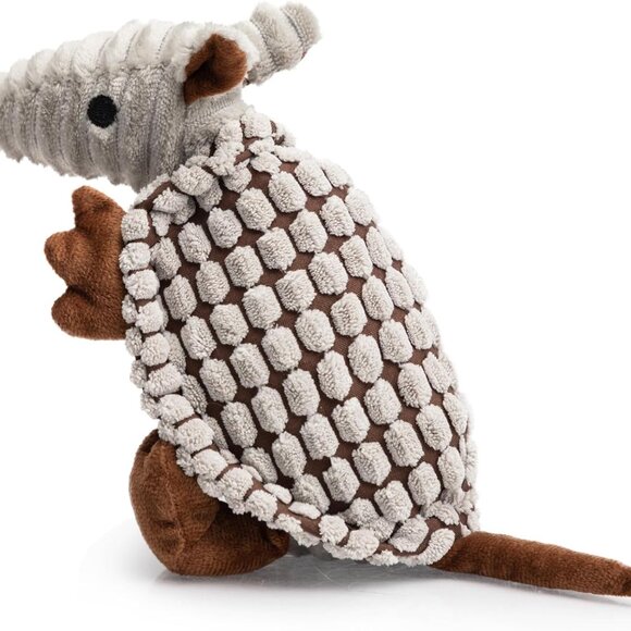 Other - Plush Dog Squeaky Toy Stuffed Armadillo Animal Pet Puppy Chew Toys with Clean Te